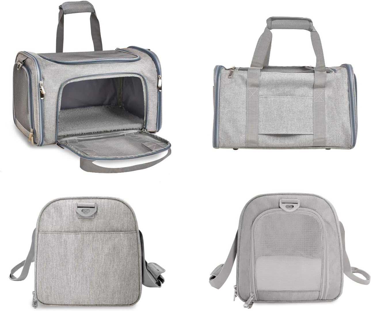 Qlfyuu Cat, Dog Carrier Portable, Soft Sided, | PetNestUK