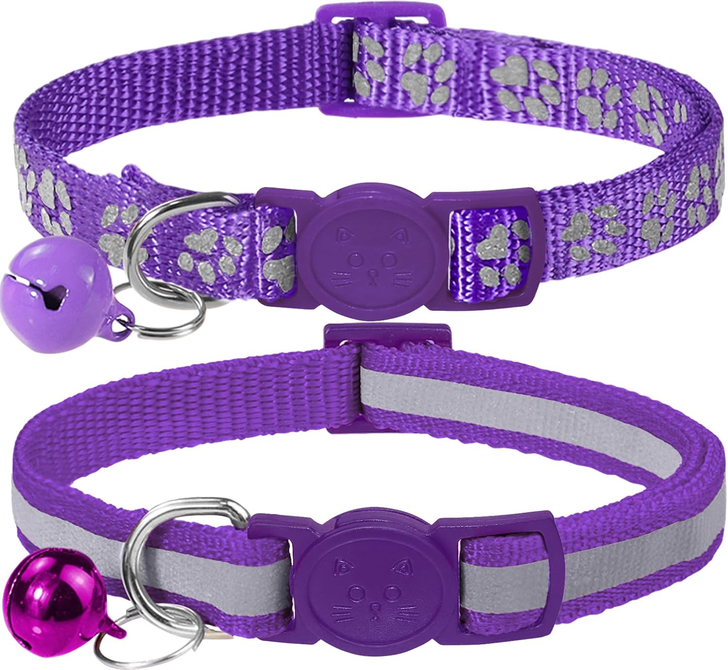 Taglory Reflective Cat Collar with Bell and | PetNestUK