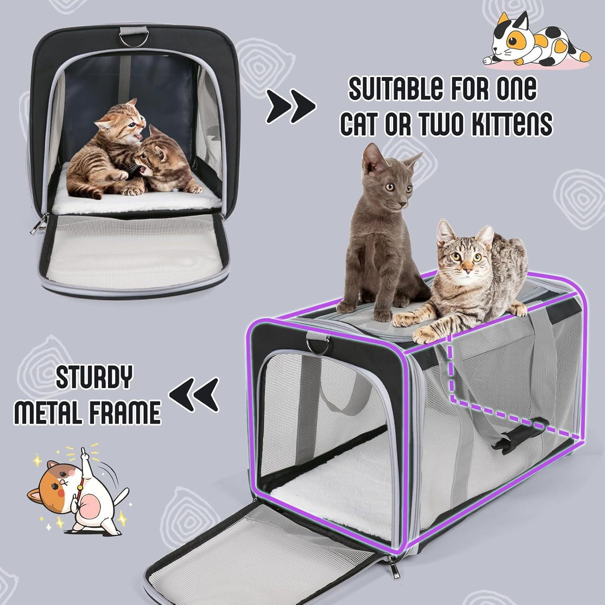 TIYOLAT Soft-Sided Pet Carrier