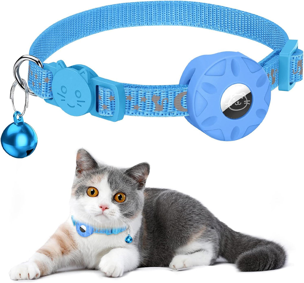 Simket Airtag Cat Collar, Refective Collar for | PetNestUK