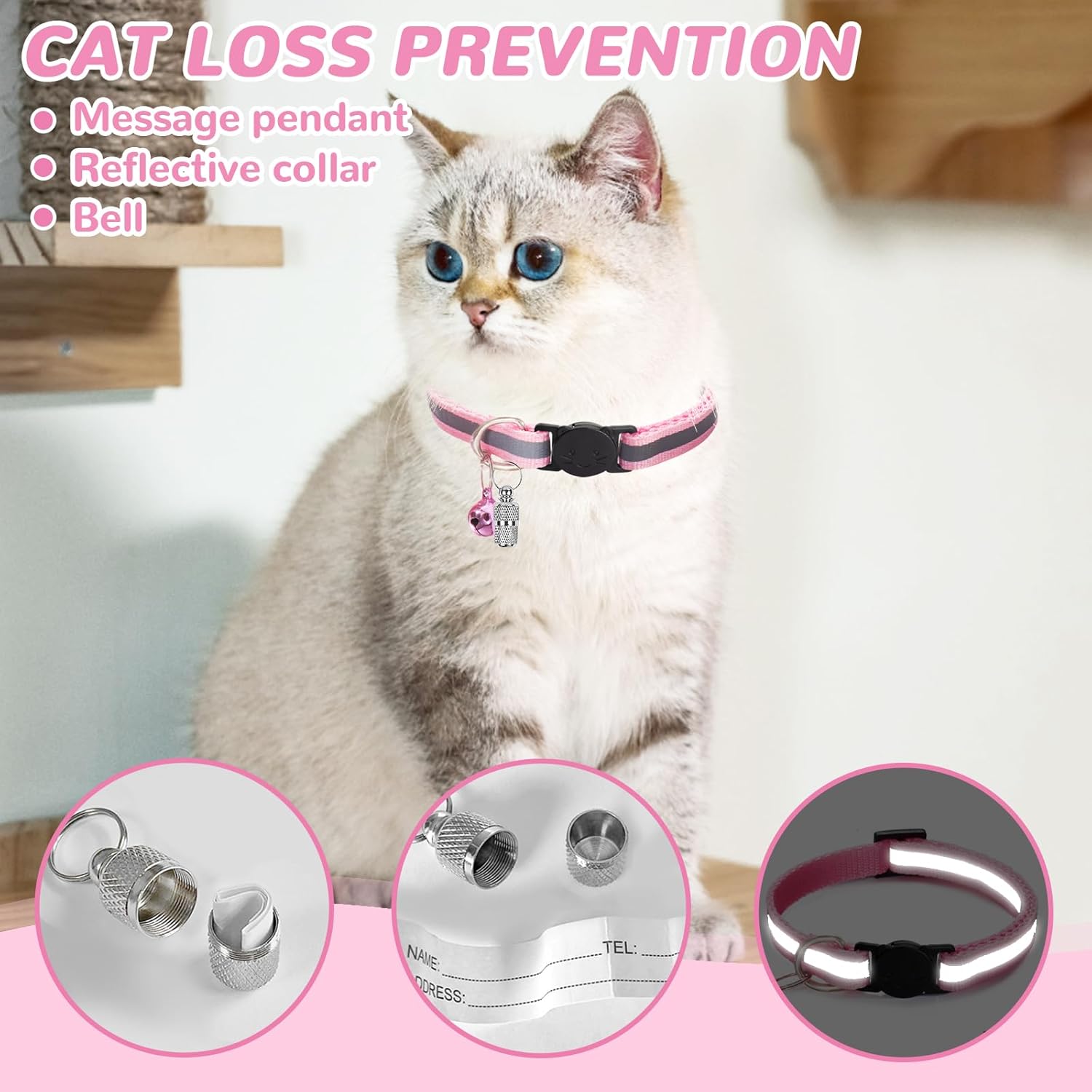 Cat Harness and Lead Set,Adjustable Reflective | PetNestUK