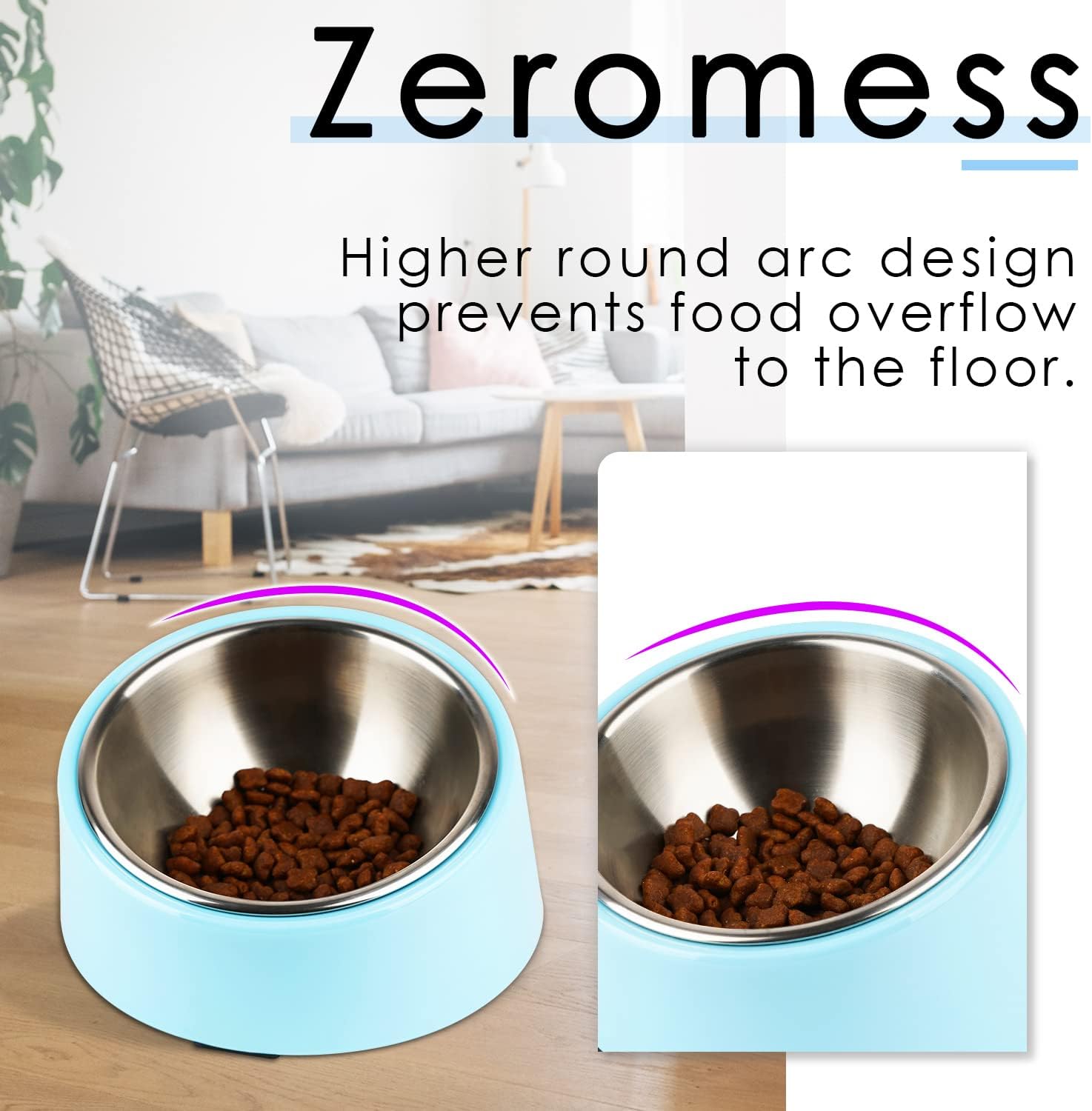 SuperDesign Mess Free 15° Slanted Bowl for Dogs | PetNestUK