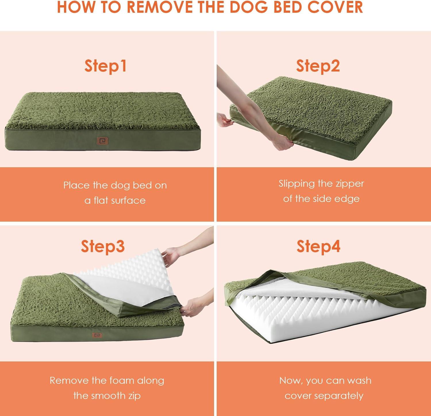 EHEYCIGA Orthopedic Dog Beds Small, Medium, | PetNestUK