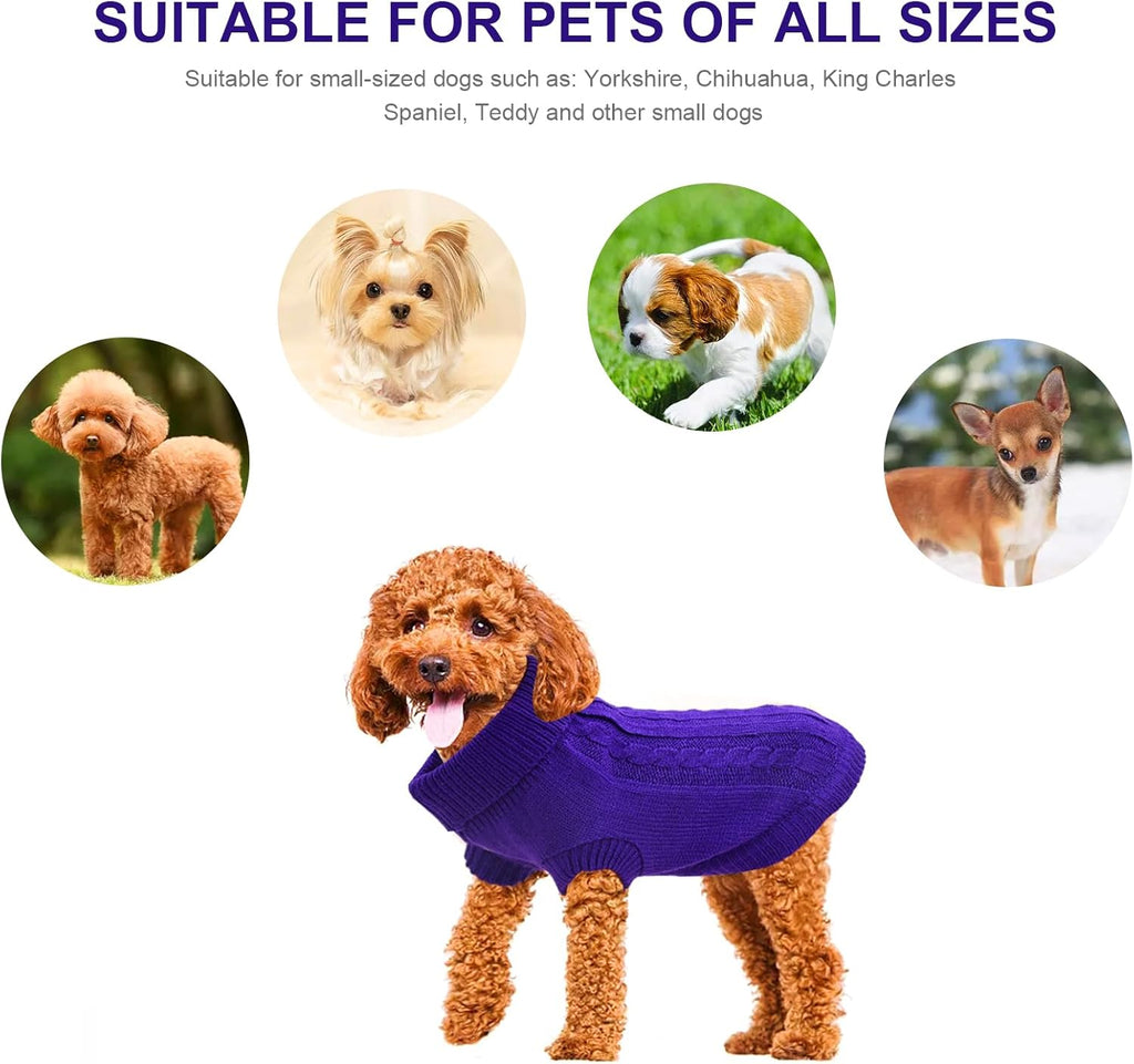 Small Dog Jumper, Warm Puppy Sweater for Small | PetNestUK