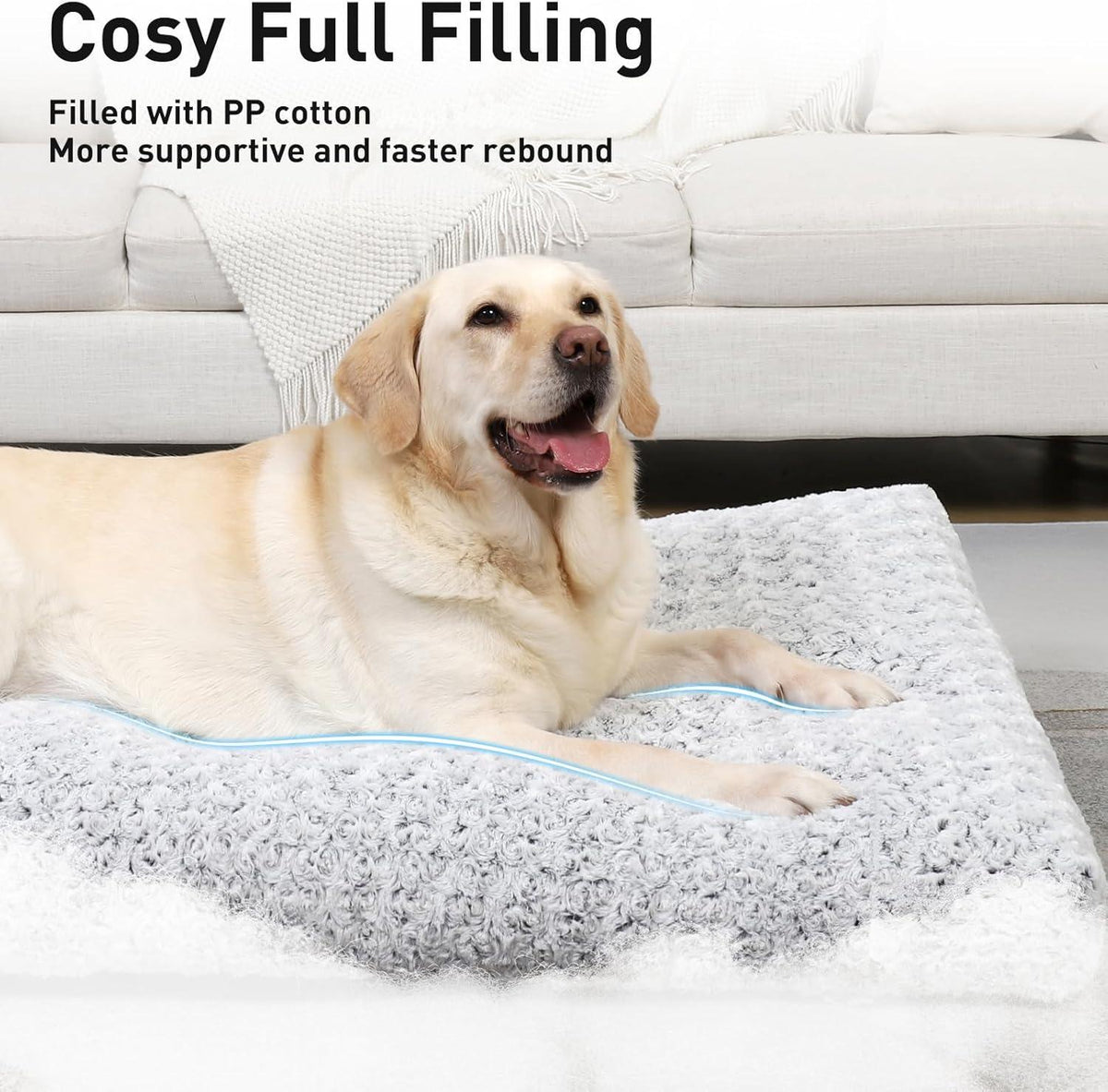 KSIIA Washable Padded Dog Mattress