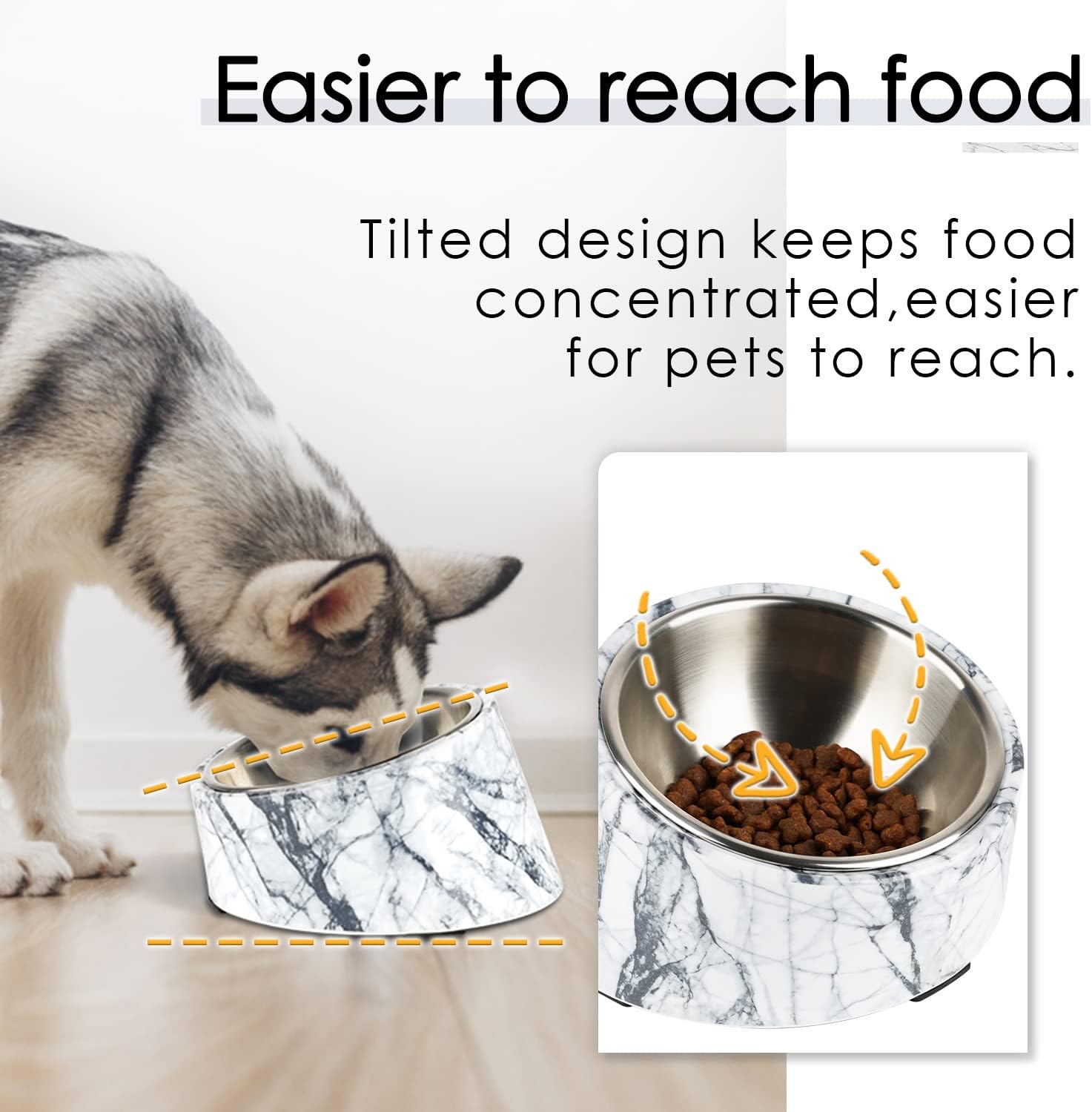 SuperDesign Mess Free 15° Slanted Bowl for Dogs | PetNestUK