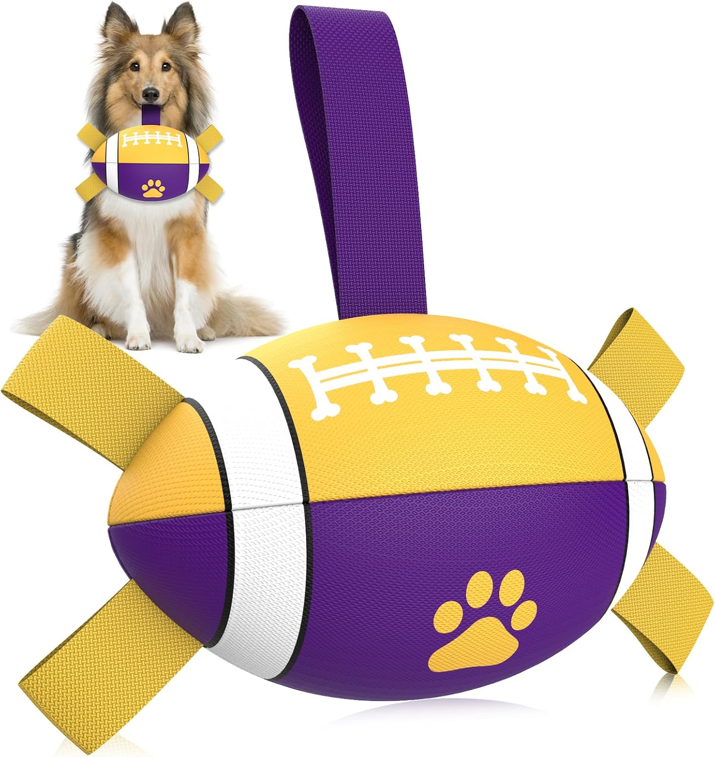HETOO Interactive Dog Football Toys with Grab | PetNestUK