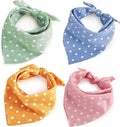 4Pcs Dog Bandana for Small Medium Large Dogs, | PetNestUK