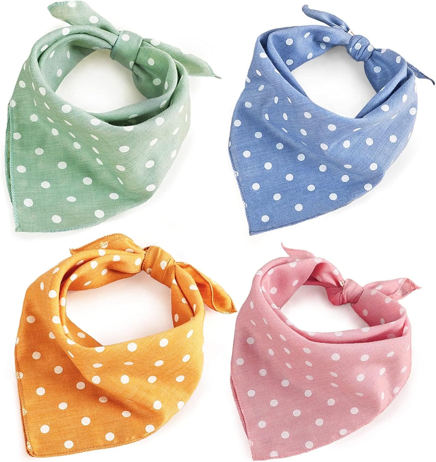 4Pcs Dog Bandana for Small Medium Large Dogs, | PetNestUK