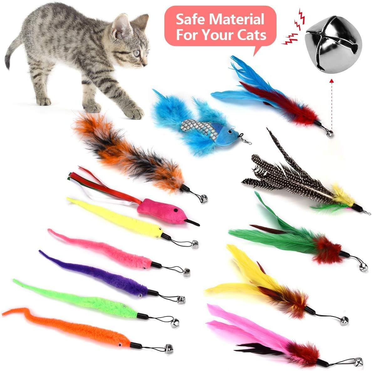Bojafa Cat Toys For Indoor Cats Adult | PetNestUK