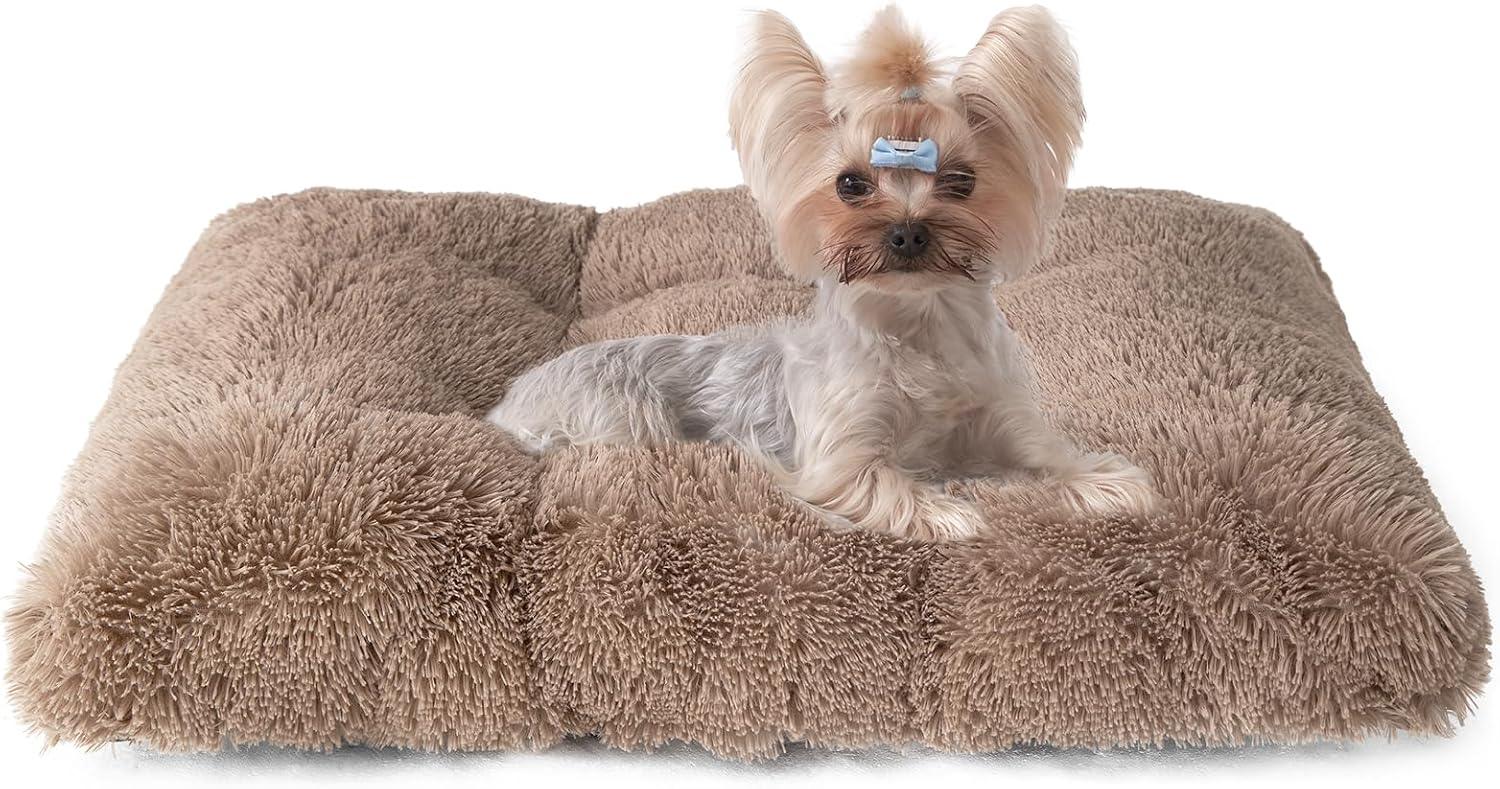 EHEYCIGA Calming Dog Bed Medium, Fluffy Anti | PetNestUK