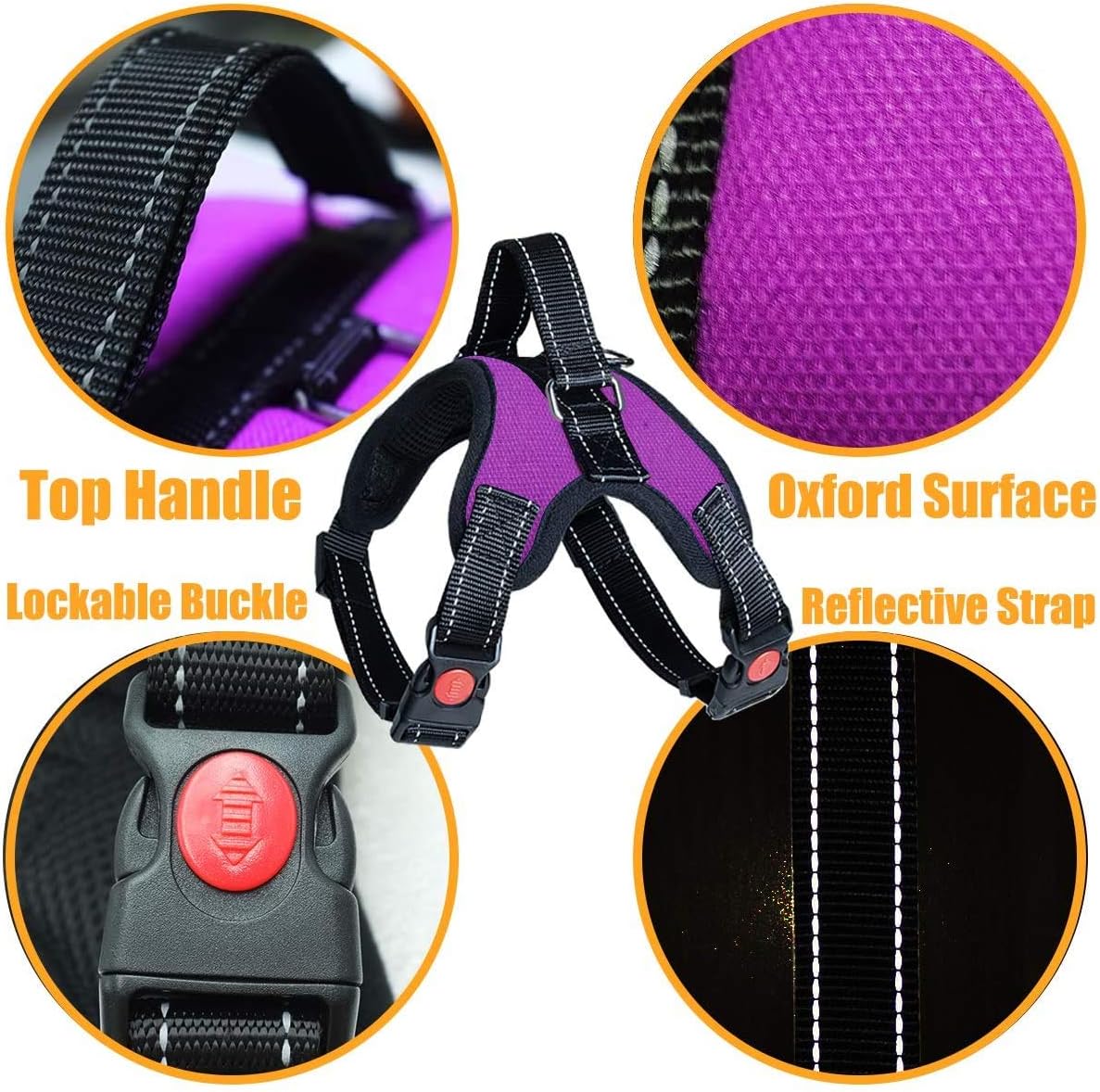 Musonic No Pull Dog Harness Breathable | PetNestUK