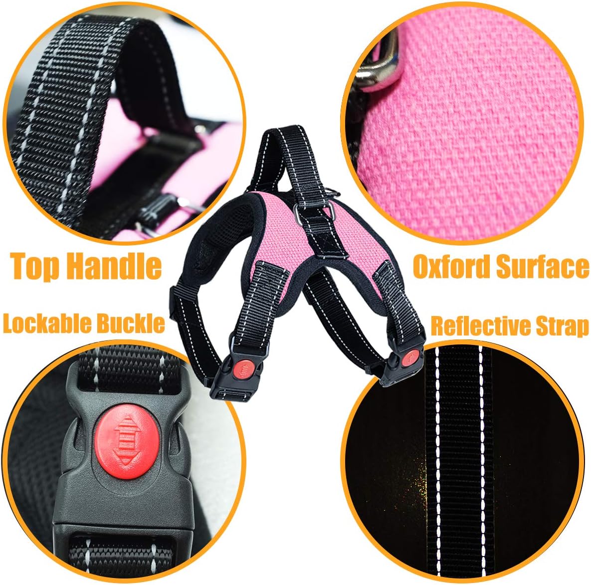 Musonic No Pull Dog Harness Breathable | PetNestUK