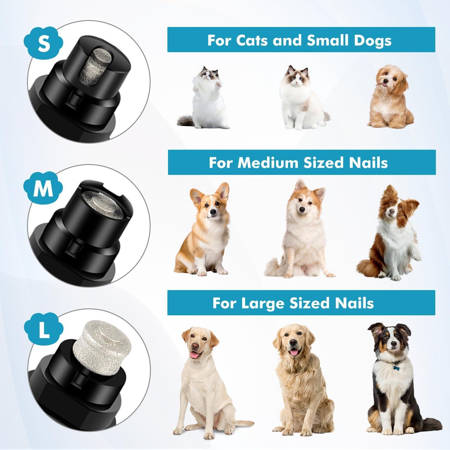 ETENTOUS Pet Dog Nail Grinder, Professional Pet | PetNestUK