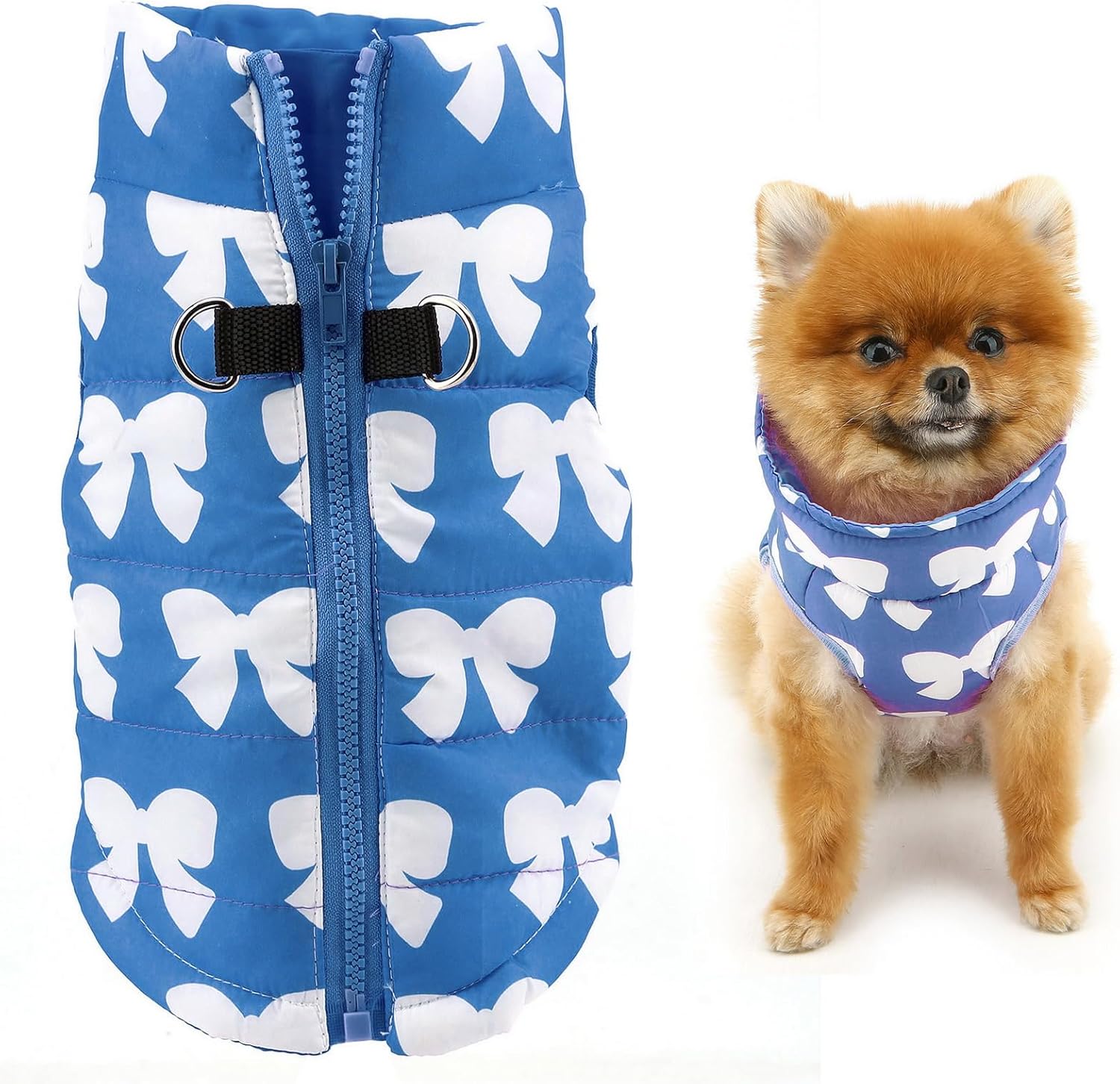SMALLLEE_LUCKY_STORE Small Dog Cat Winter Coat | PetNestUK
