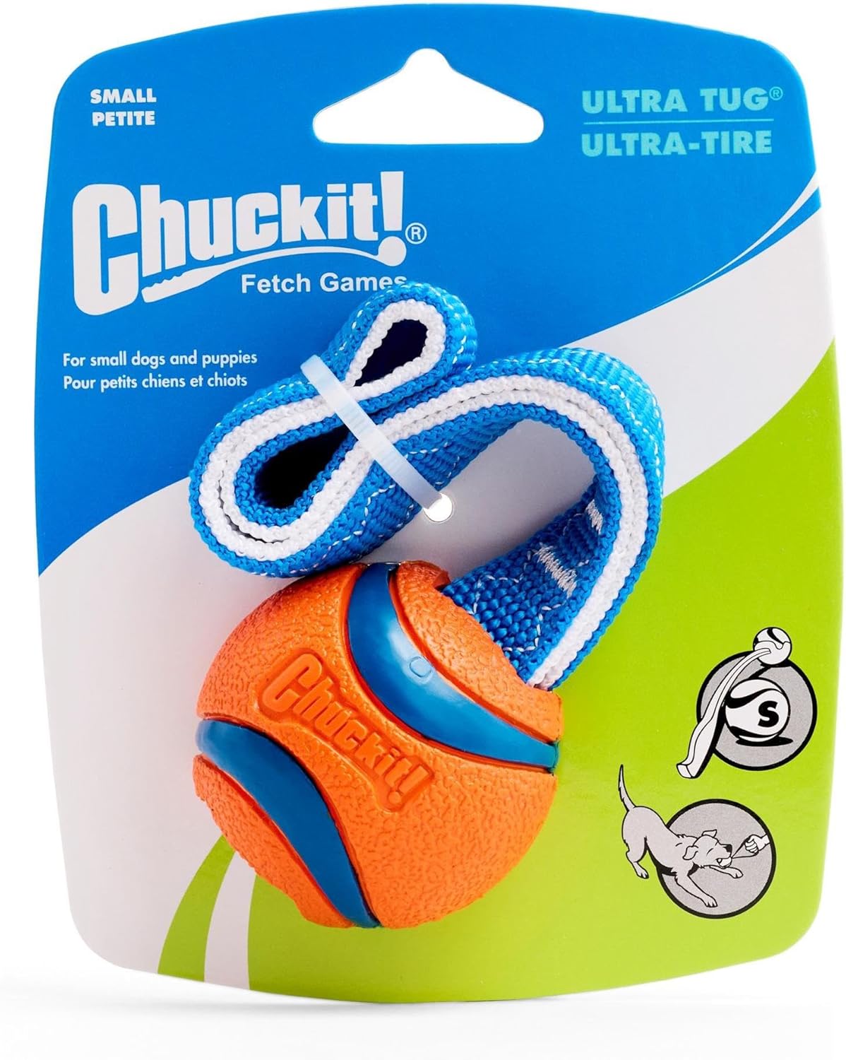 Chuckit! Ultra Tug Dog Toy With Rubber Ball Tug | PetNestUK