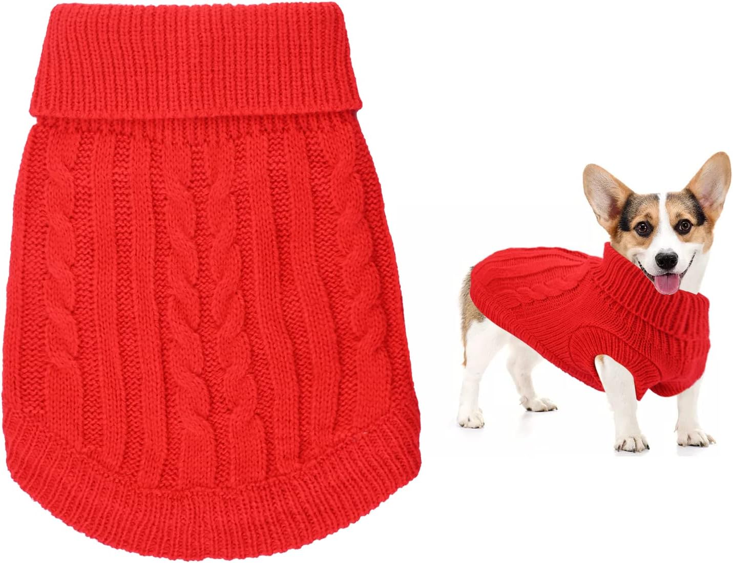 Small Dog Jumper, Warm Puppy Sweater for Small | PetNestUK
