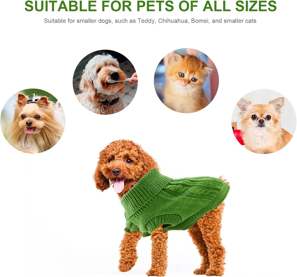 Small Dog Jumper, Warm Puppy Sweater for Small | PetNestUK