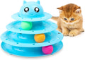 FurDreams Three-Tier Cat Ball Track Toy