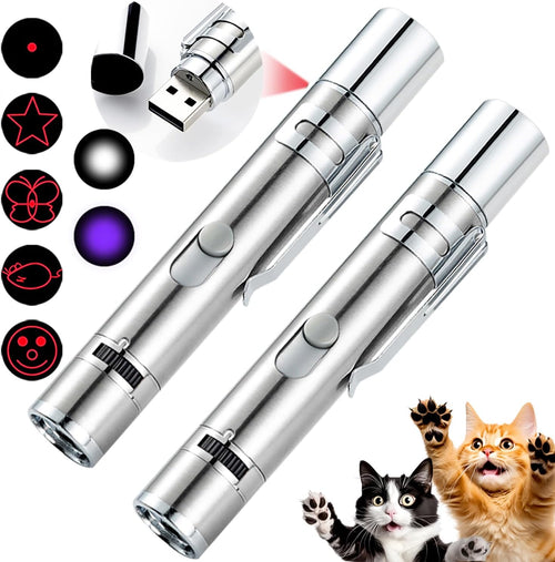 Cakkone Cat Toys, 7 in 1 Function Red Pointer | PetNestUK