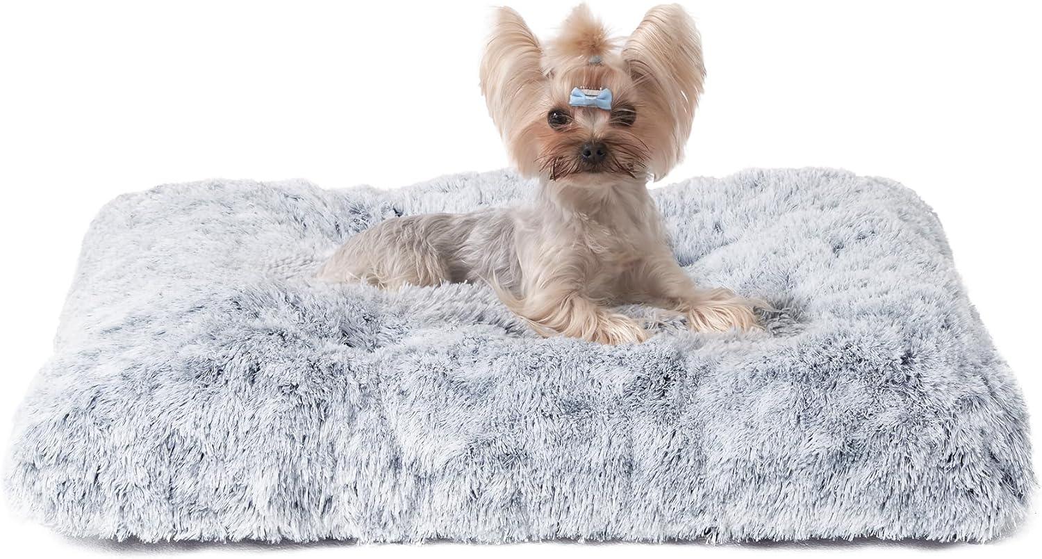 EHEYCIGA Calming Dog Bed Medium, Fluffy Anti | PetNestUK