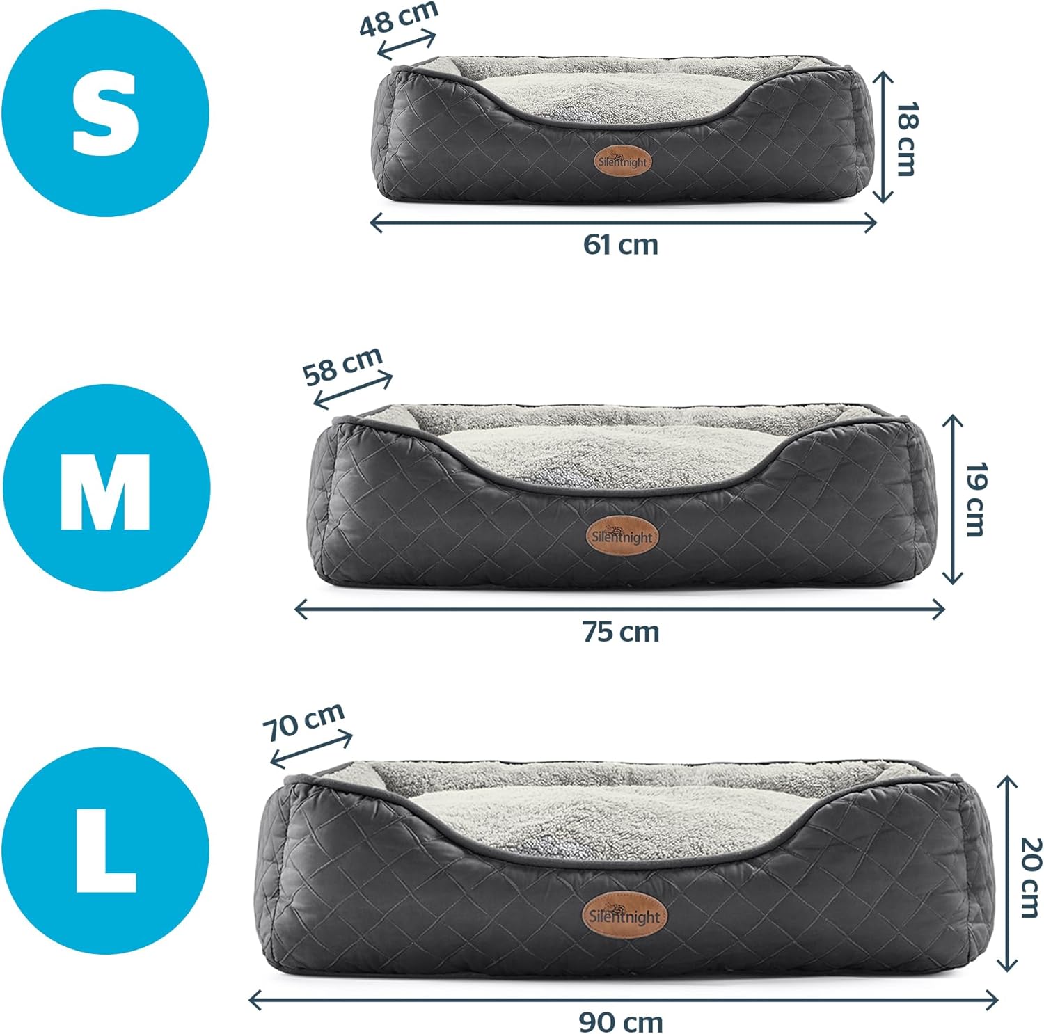 Silentnight Airmax Dog Bed | PetNestUK