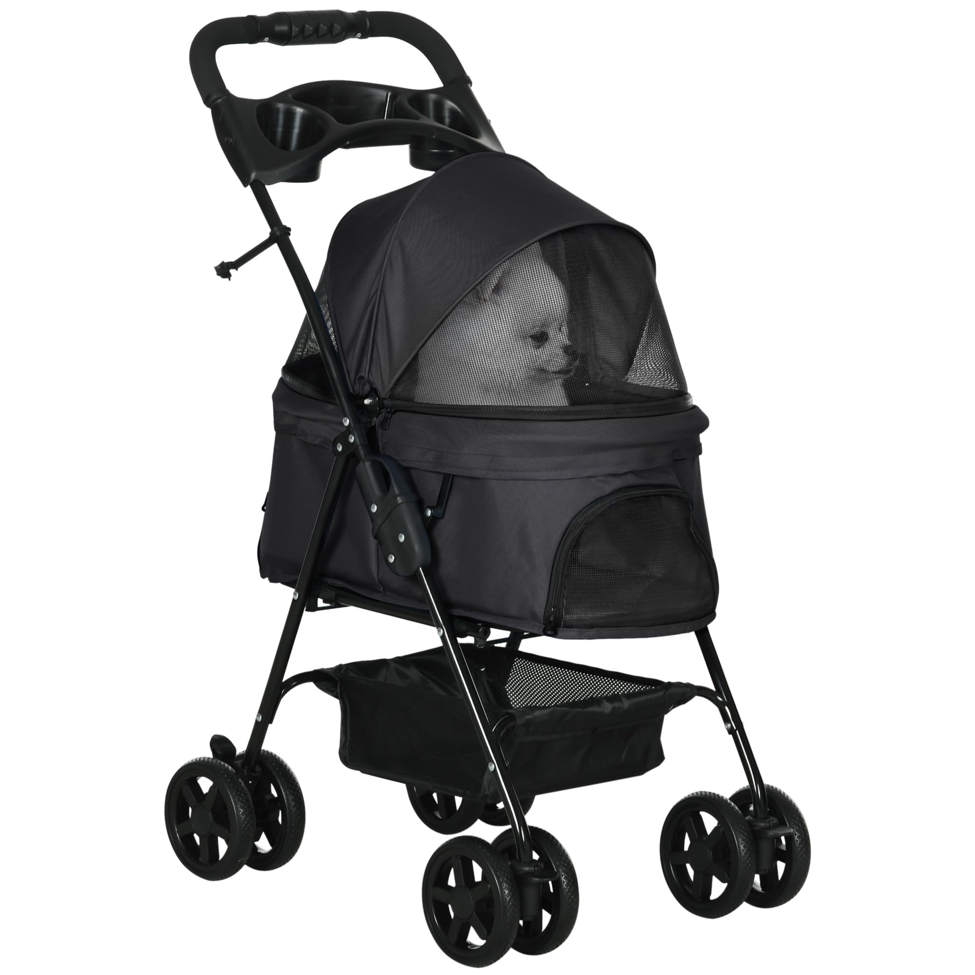 PawHut Dog Pram Dog Stroller Foldable Pet | PetNestUK