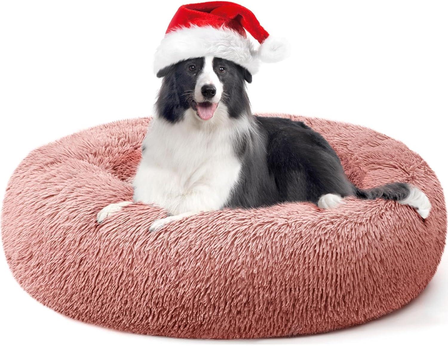 YOJOGEE Calming Donut Puppy Bed for Medium Small | PetNestUK