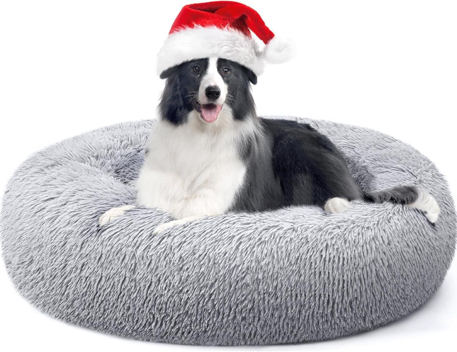 YOJOGEE Calming Donut Puppy Bed for Medium Small | PetNestUK