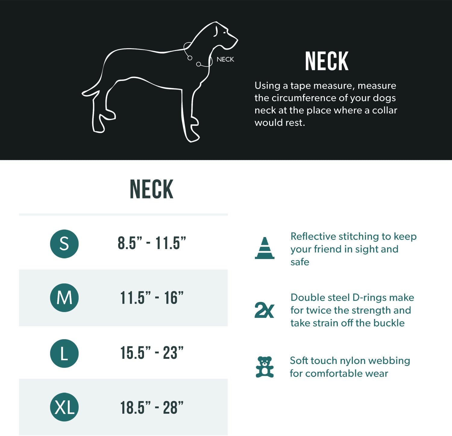 EZYDOG Double Up Dog Collar | PetNestUK