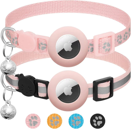 2 Pack Airtag Cat Collar Breakaway with | PetNestUK
