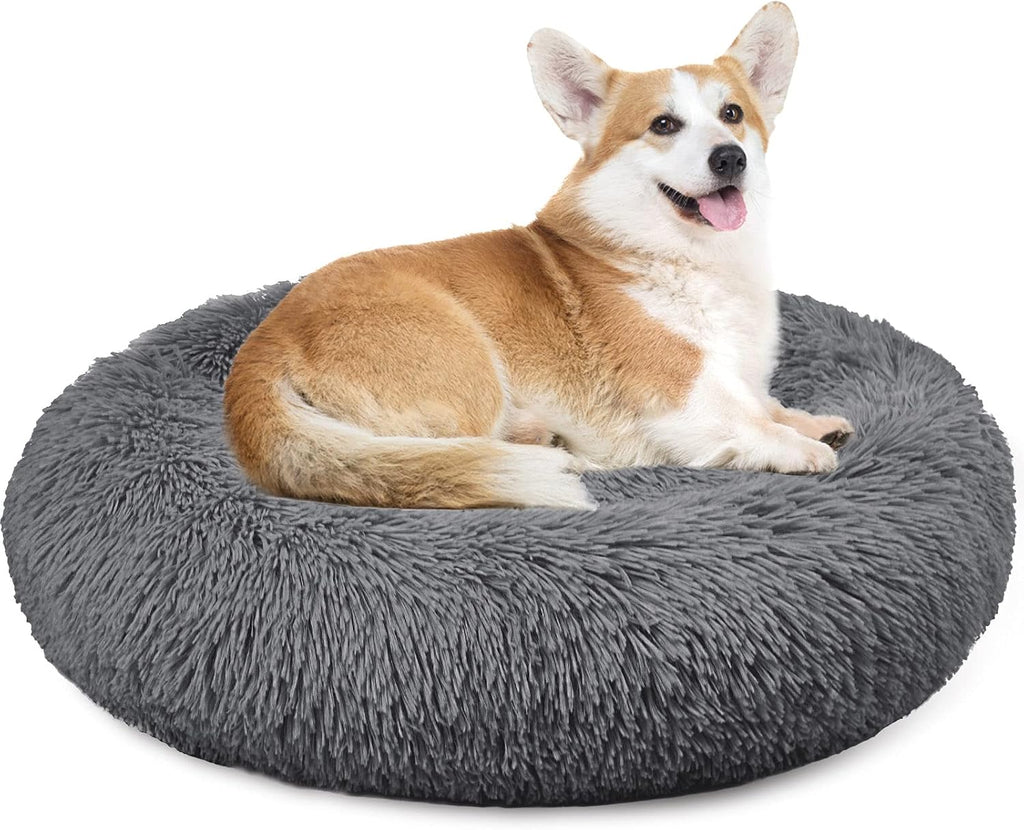 Enjamoy Plush Donut Pet Bed