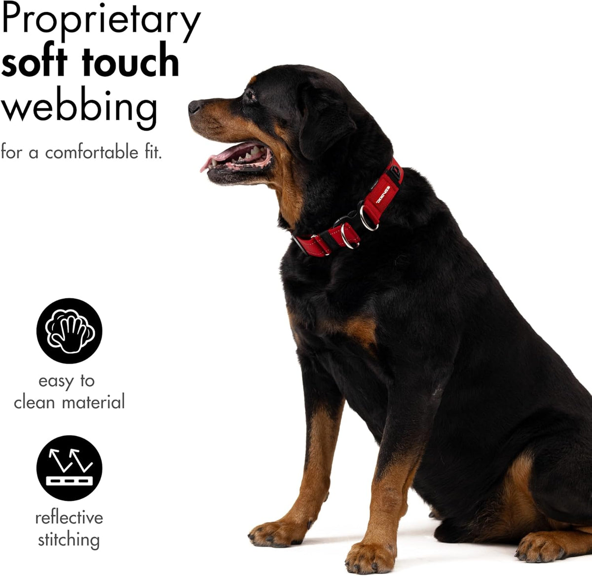 EzyDog Double Up Adjustable Dog Collar