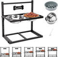 ADENGL Height-Adjustable Dog Feeding Stand