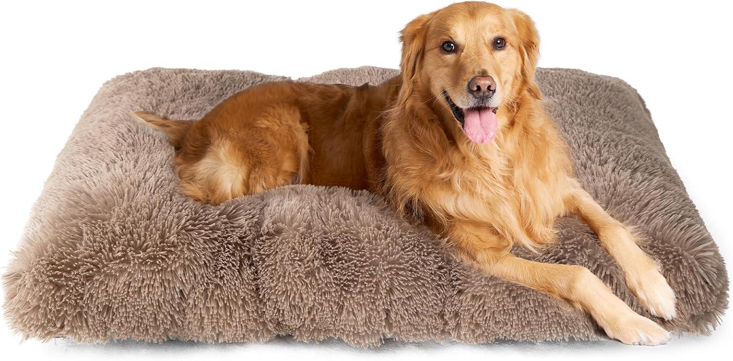EHEYCIGA Calming Dog Bed Medium, Fluffy Anti | PetNestUK