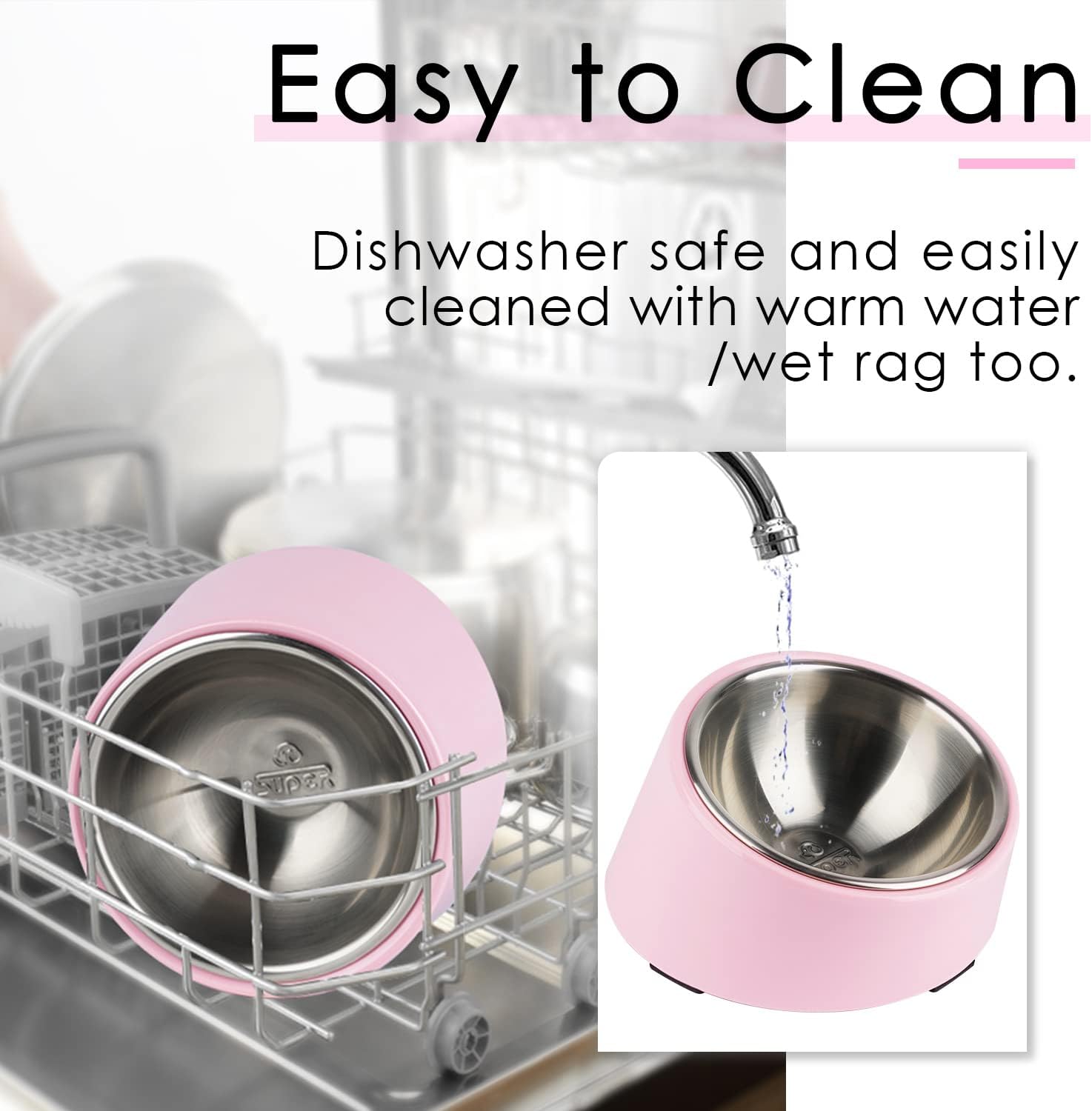 SuperDesign Mess Free 15° Slanted Bowl for Dogs | PetNestUK