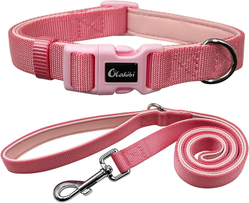 Olahibi Patterned Dog Collar and Lead Sets