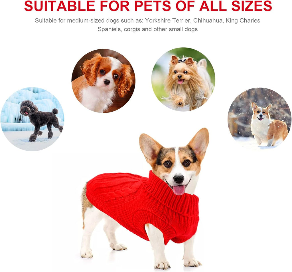 Small Dog Jumper, Warm Puppy Sweater for Small | PetNestUK