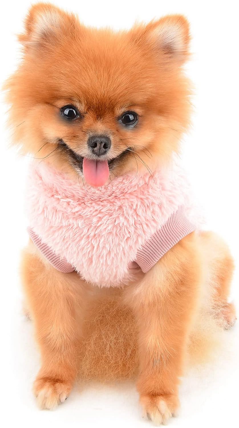 SMALLLEE_LUCKY_STORE Pet Sherpa Fleece Jumper | PetNestUK