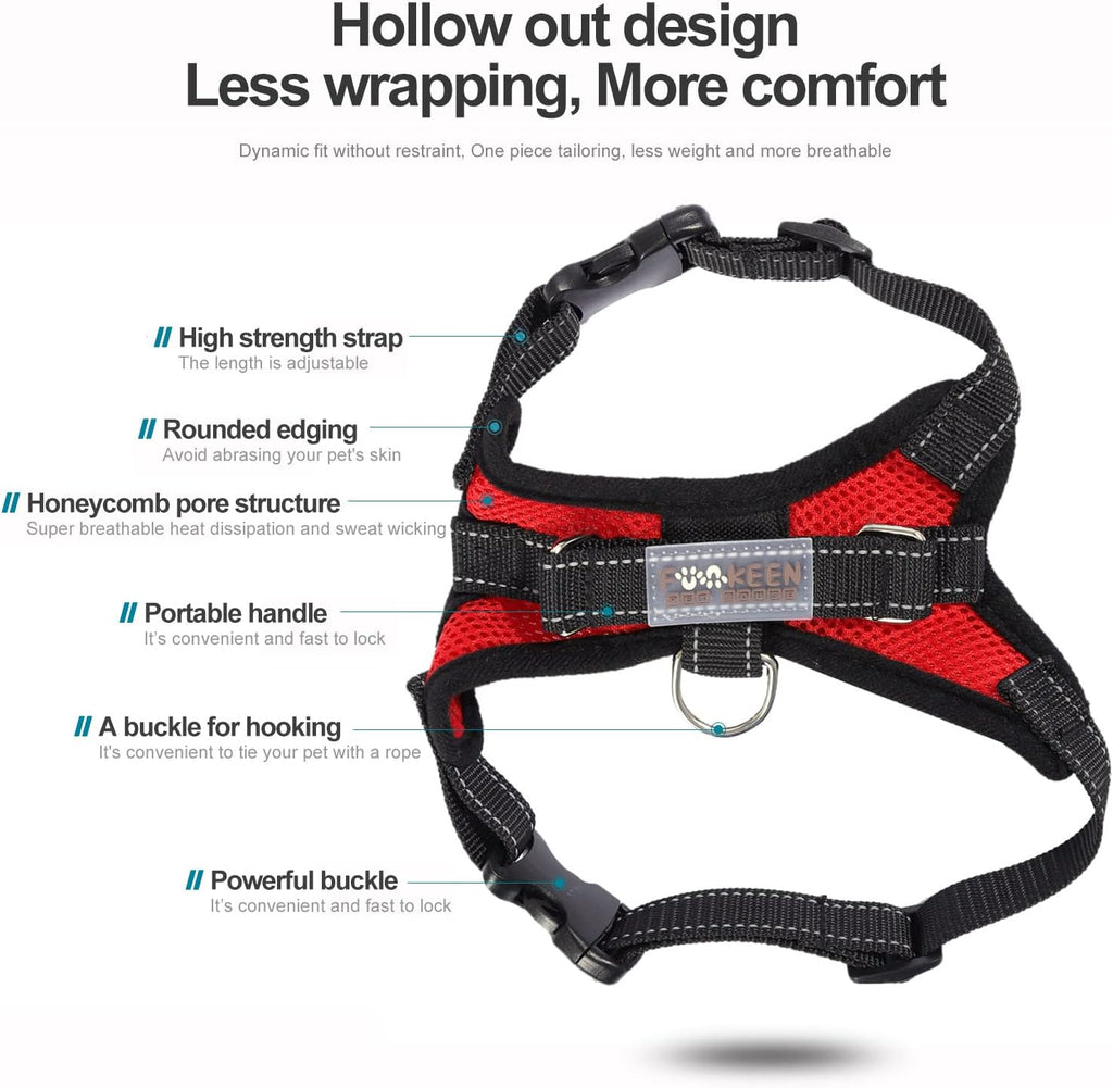 Dog Harness Mesh Breathable Comfortable Pet Vest | PetNestUK