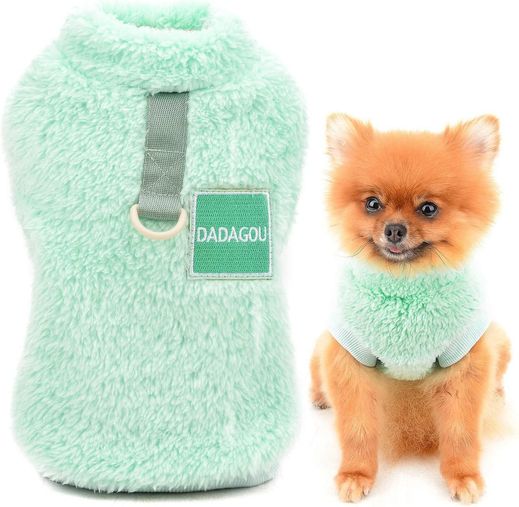 SMALLLEE_LUCKY_STORE Sherpa Fleece Pet Jumper