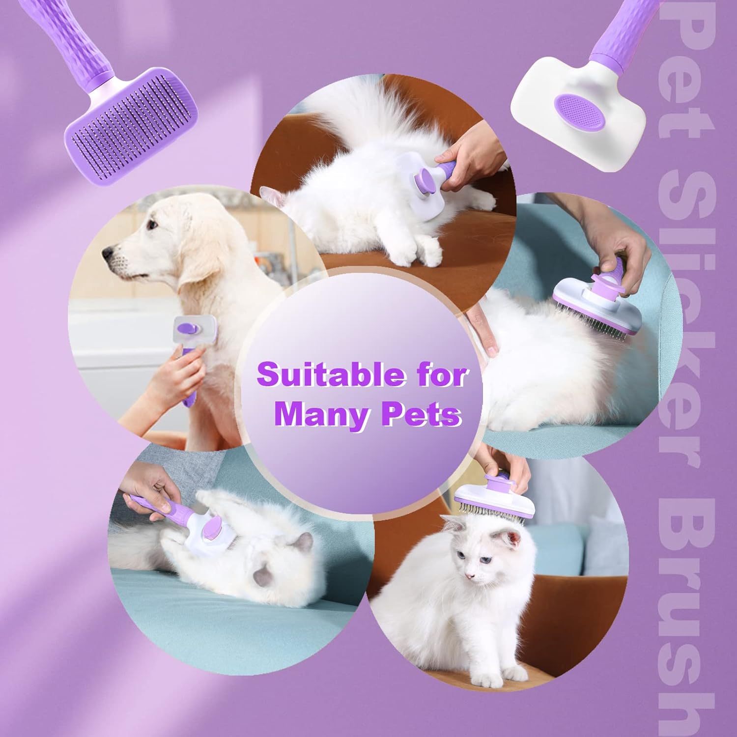 Garstor Dog Brush Comb, Cat Brush, Dog Brush for | PetNestUK