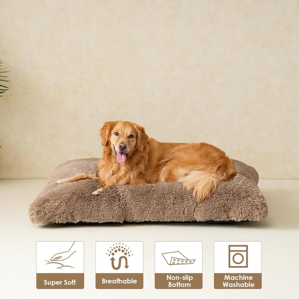 EHEYCIGA Calming Dog Bed Medium, Fluffy Anti | PetNestUK