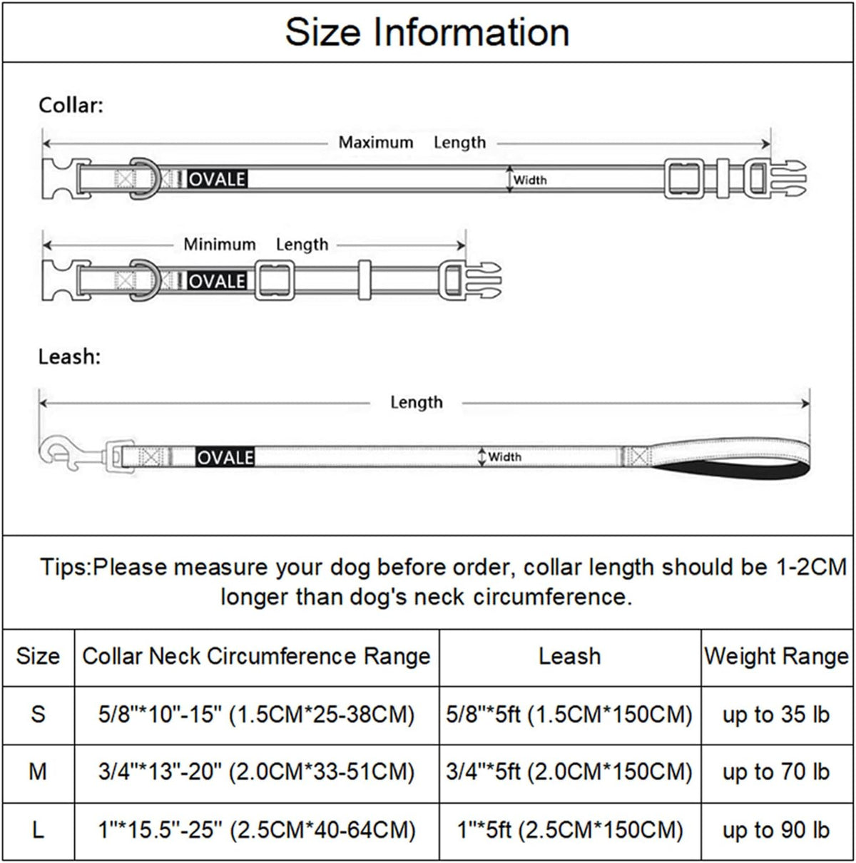 Olahibi Patterned Dog Collar and Lead Sets