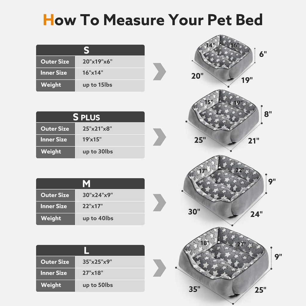 MIXJOY Dog Bed Washable, Super Soft Cosy Dog | PetNestUK