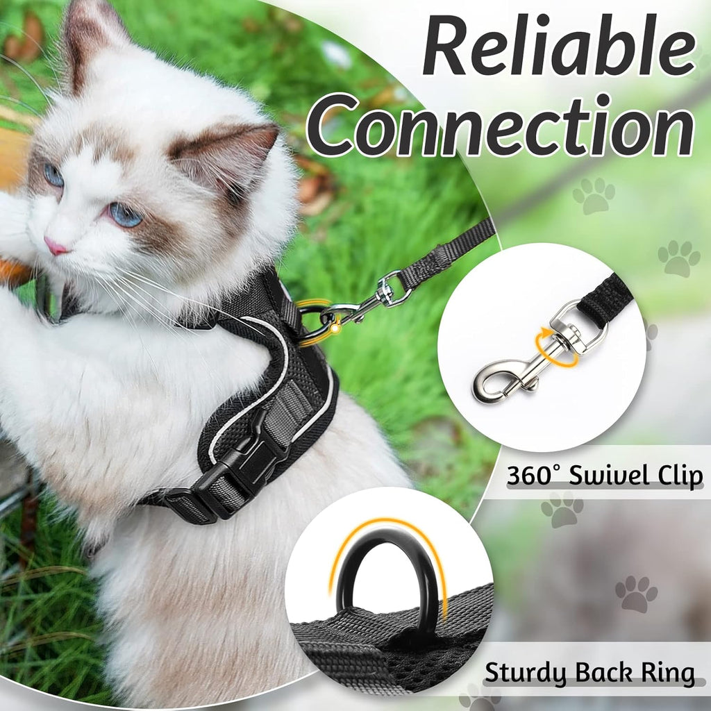 rabbitgoo Adjustable Cat Harness and Lead Set
