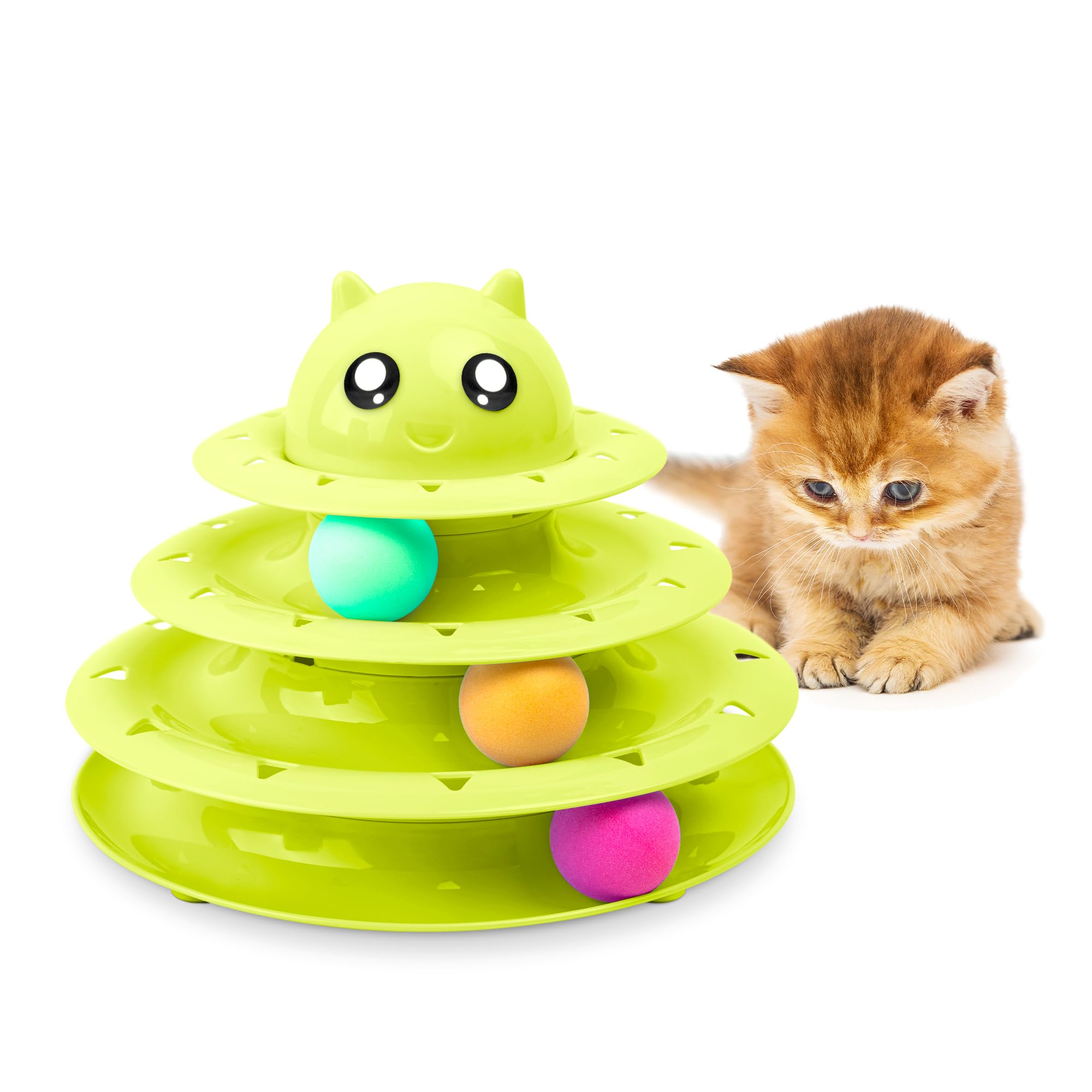 FurDreams Cat Roller Ball Toy Interactive | PetNestUK