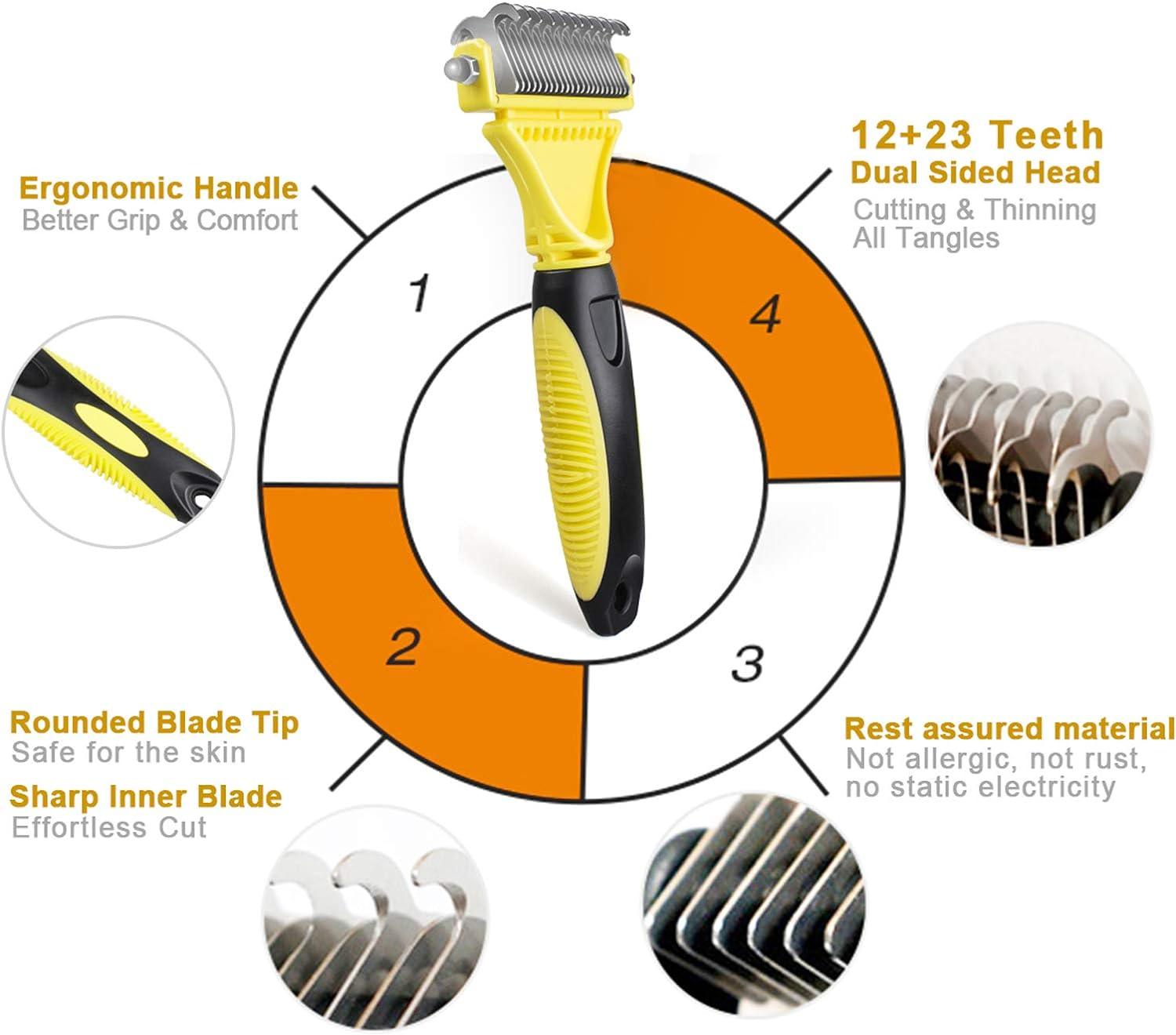 Morpilot Dog Brush Cat Brush Grooming Comb, | PetNestUK