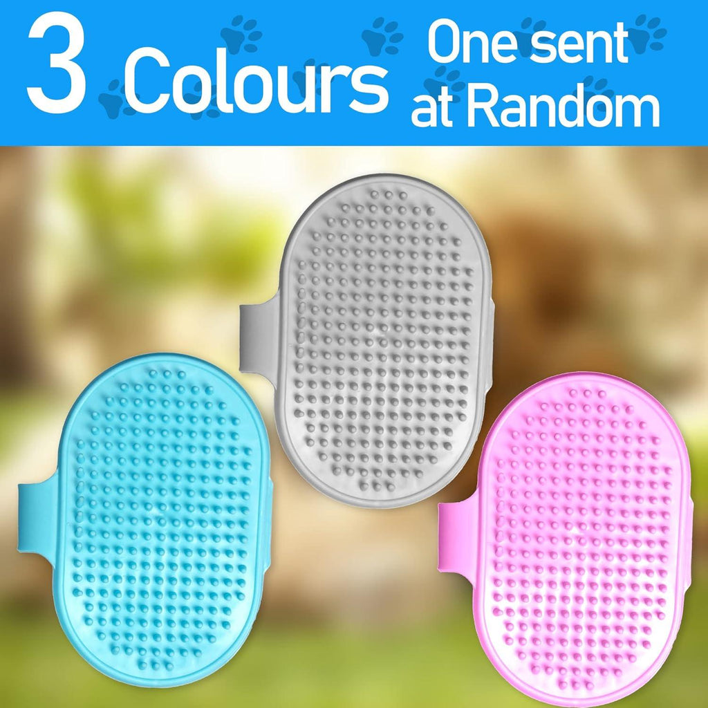 Dog Grooming Rubber Pet Mitt, Flexible Mitt that | PetNestUK