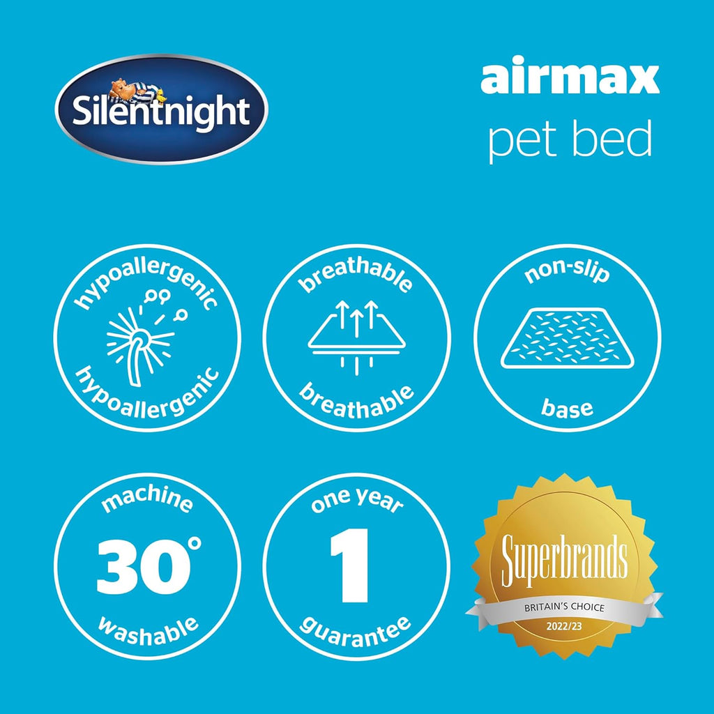 Silentnight Airmax Dog Bed | PetNestUK